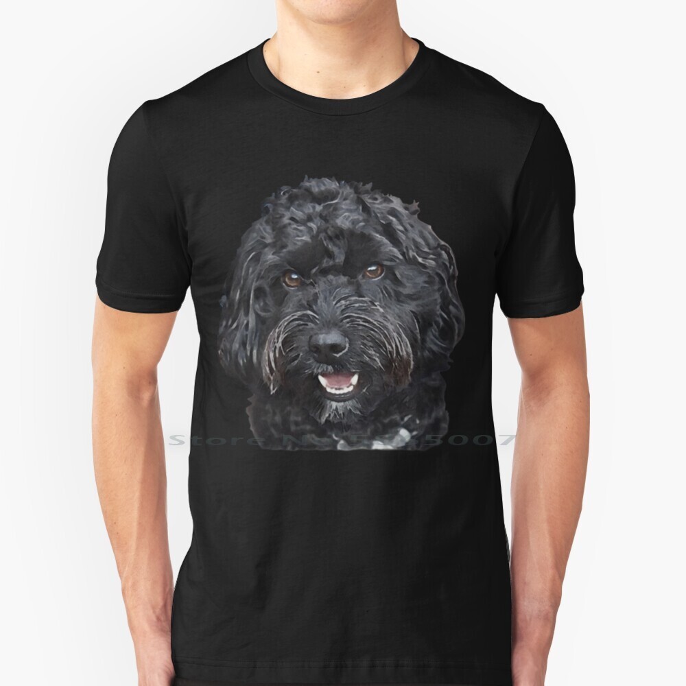 Black Doodle / เสื้อยืดสุนัข Cockapoo Cotton 100% Sponobedle Bernededle Maltipoo Sheepadooodle Spood