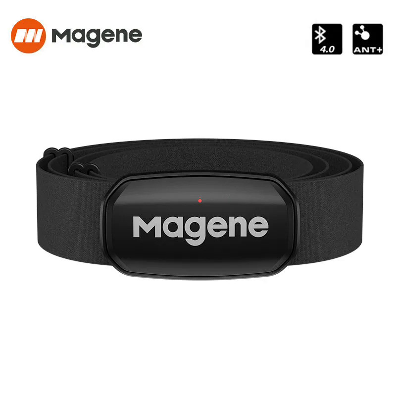 Magene H303 Heart Rate Sensor Bluetooth ANT Upgrade HR Monitor With Chest Strap Dual Mode Computer B
