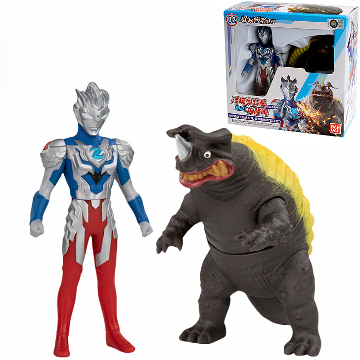 Bandai Zeta Ultraman Alpha Armor Super Showdown Neronga Monster ของเล่นตุ๊กตายางนุ่ม