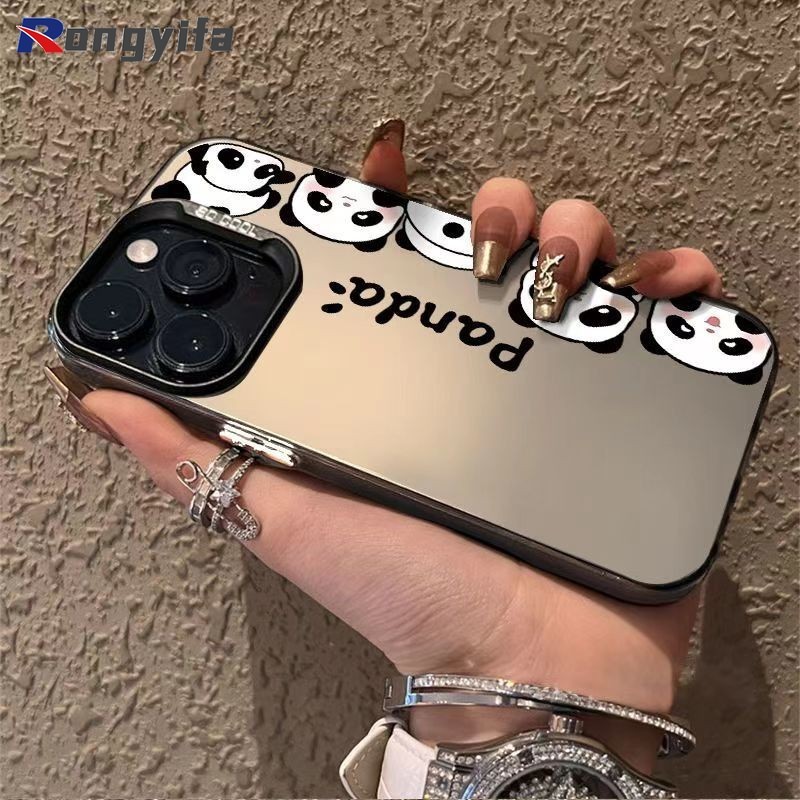 น่ารักตลก Panda รูปแบบการ์ตูนเคสโทรศัพท์สําหรับ OnePlus Nord 3 Lite 2 N30 CE4 Lite CE3 CE2 4 2T ACE 3 Pro 3V 9R 8T ฝาครอบ Frosted Anti-fall กรณี