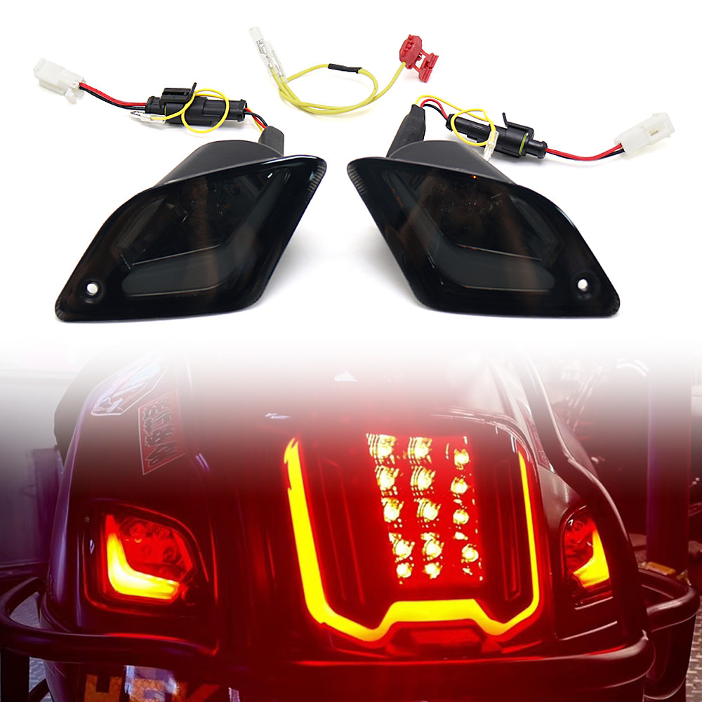 ใหม่ Fit สําหรับ Vespa GTS 300 GTS250 GTS300 GTS150 GTV300 GTV250 ไฟเลี้ยว LED กันน้ํา Flasher ไฟแสด