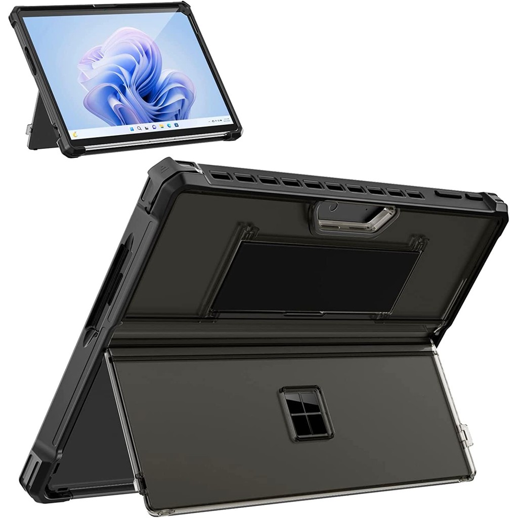 Moko สําหรับ Surface Pro 9 13" (2022) ฝาครอบ TPU แบบนุ่มกันกระแทกหลายมุมทํางานร่วมกับ Surface Pro Signature Keyboard & Surface Slim Pen 2