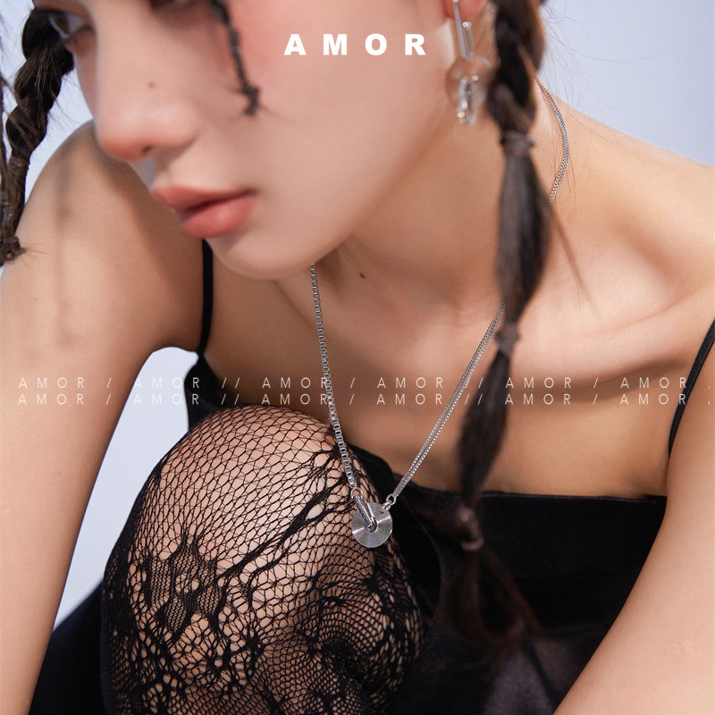 สร้อยคอบันทึกไวนิลเหล็กไทเทเนียม อุปกรณ์เสริมฮิปฮอป ไม่จํากัดเพศ