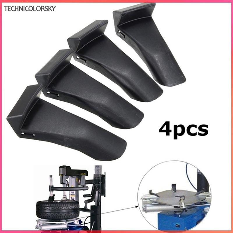 Technicolorsky 4PCS พลาสติกแทรก Jaw Clamp Cover Protector ล้อขอบ Guards สําหรับเปลี่ยนยาง TSY