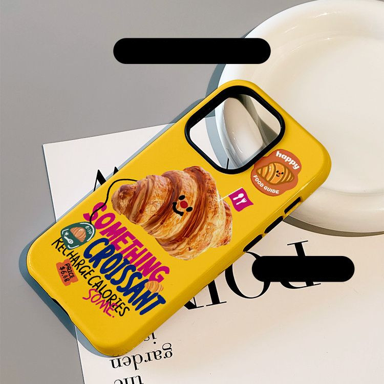 เคสโทรศัพท์ด้านล่างสีเหลืองสร้างสรรค์สำหรับ iPhone 12PROMAX Pro สองชั้น2-in-1 15PROMAX Pro 16PROMAX เคสแข็ง78PLUS 11PROMAX ป้องกันการตกหล่นและป้องกันการสกปรก13PROMAX XS xsmax 16pro ราคา ถูกที่สุด ดีลบีเคเค แกลเลอรีภาพที่ 2