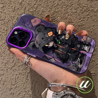 การ์ตูนแฟชั่นหมีความรุนแรงเย็น เคส Realme C53 C71 C75 C55 C20 C35 C51s C67 C25 C12 C21 C20A C17 Note 50 60 C33 C30 C15