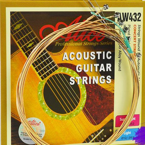 🍀Alice Folk Wooden Guitar String AW432 String Upgrade 7-String Set