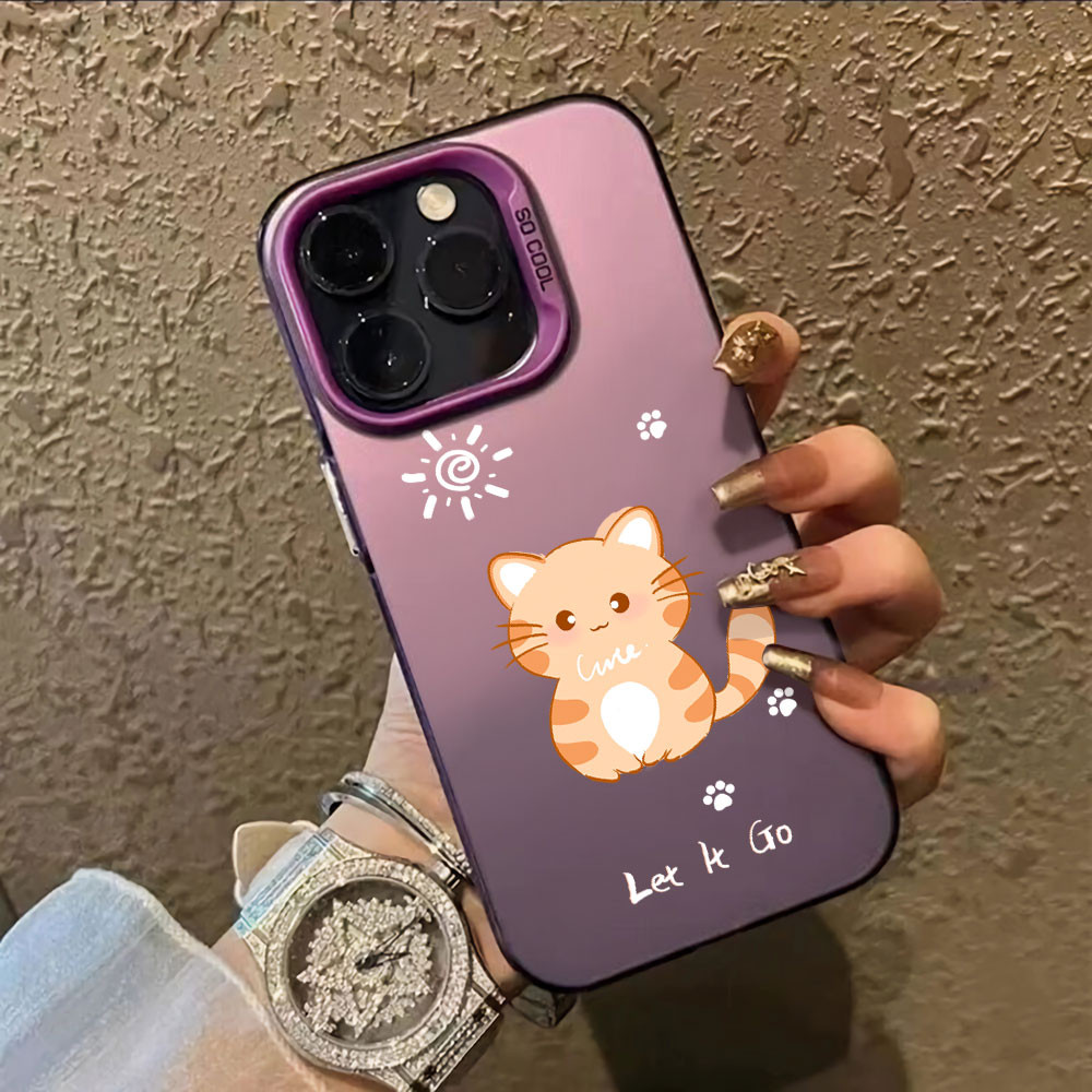 แมวน่ารักเงินเคส IMD สําหรับ Tecno Spark Go 1 / Go 2025 / Spark 30C / Pova6 Techno Pova 6 Pro Pop 9 