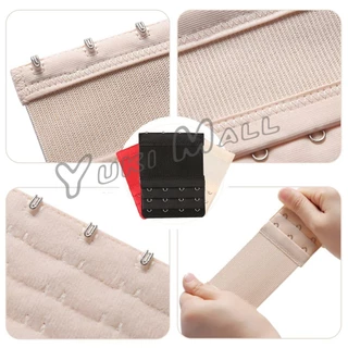 Yuki ตะขอปรับขยายเสื้อชั้นใน(รุ่นมียางยืด) ยืดได้ ตะขอขยายเสื้อใน Elastic Bra Extender