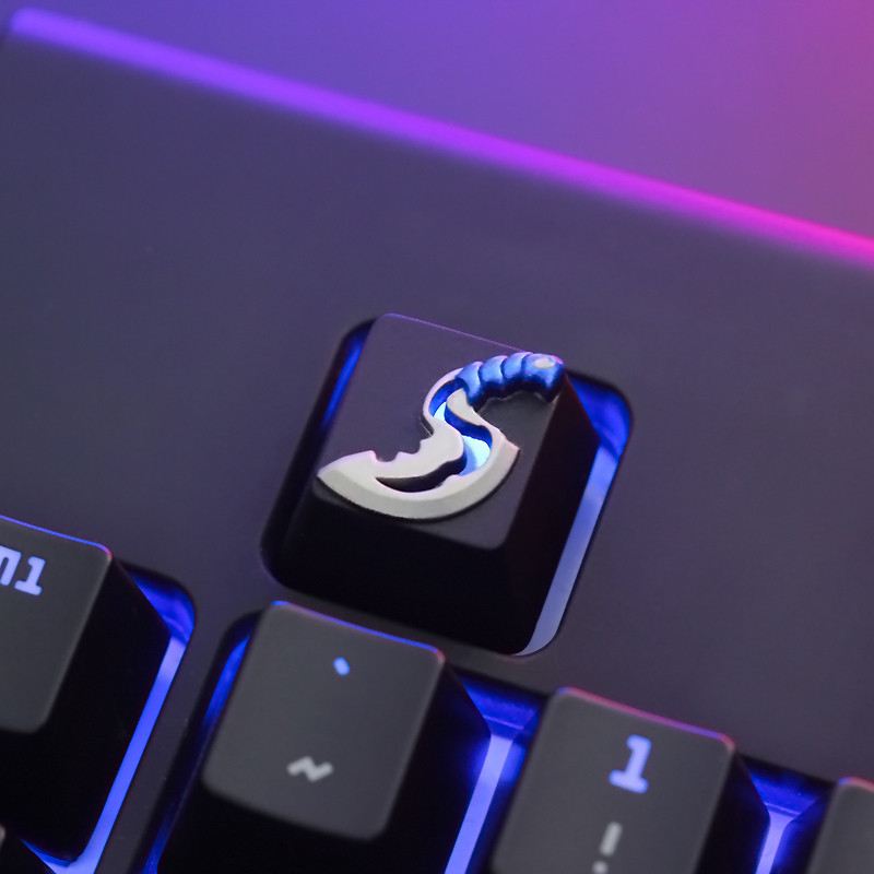 แป้นพิมพ์ DOTA2 DOTA2 DOTA2 เกมอุปกรณ์ต่อพ่วงมีดกระโดด Keycap แป้นพิมพ์เครื่องกลสังกะสีอลูมิเนียมอัล