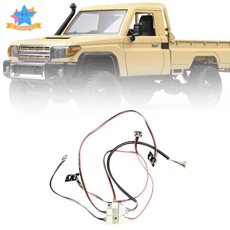 [Edstars] ชุดเชื่อมโยงอะไหล่ RC ชุดไฟ LED สําหรับ MN82 1/12 Scale RC
