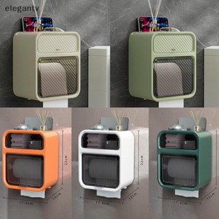 Egn Al กล่องเก็บกระดาษชําระสองชั้นติดผนัง Punch-ฟรีกันน้ําที…