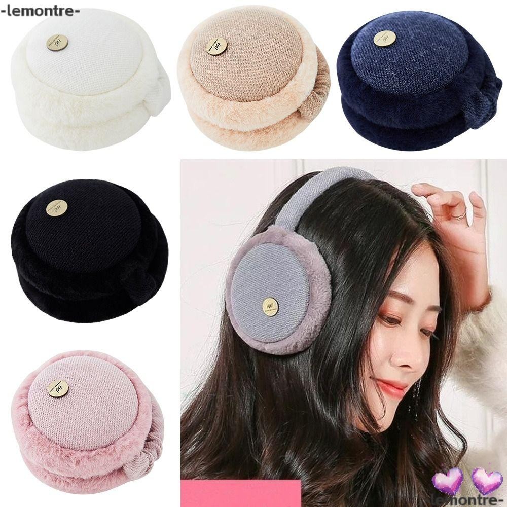 Lemontre เครื่องอุ่นหูนุ่มผู้หญิงผู้ชายกลางแจ้งฤดูหนาว Ear-Muffs