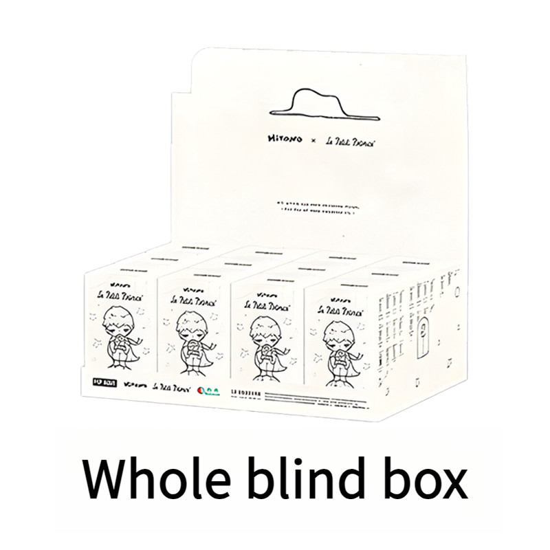 【พร้อมส่ง】popmart hirono v7 hirono little prince series art blind box toys hirono le petit prince