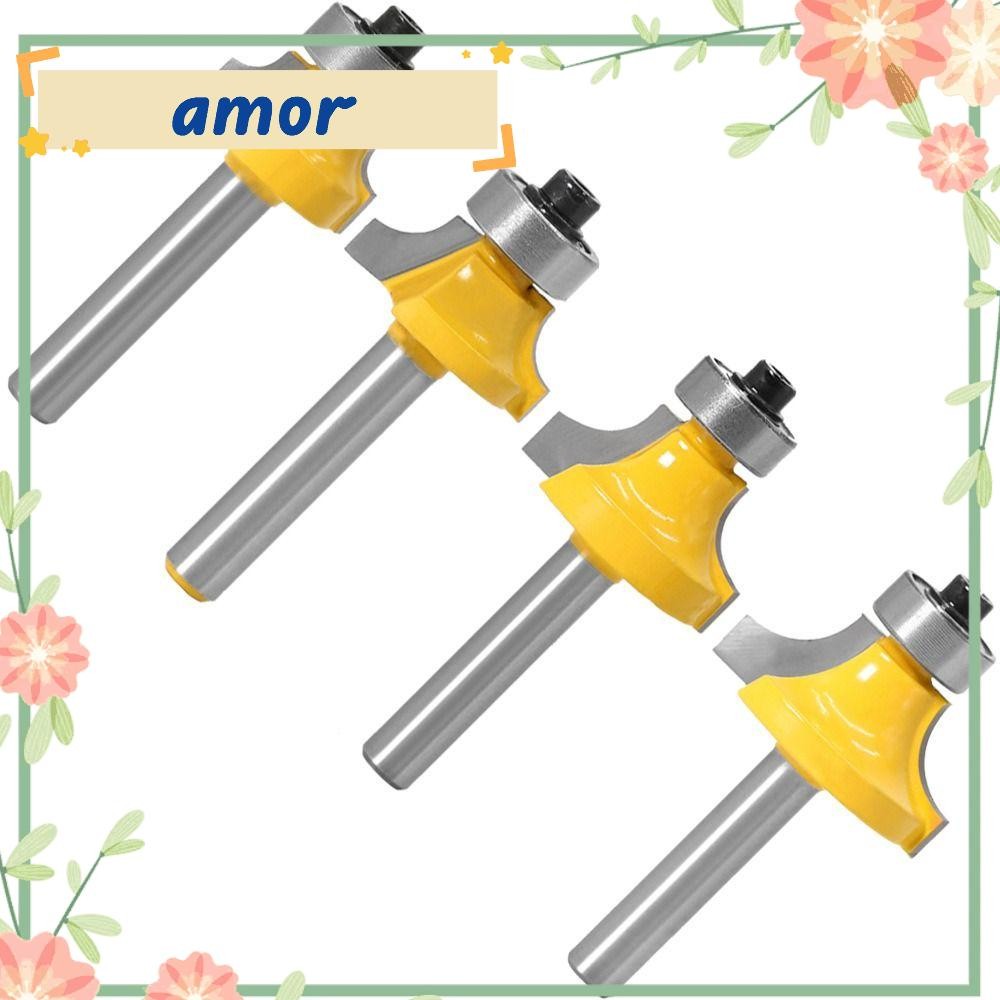 เครื่องตัดมิลลิ่ง เอมอร์12,พร้อมแบริ่ง6มิลลิเมตรก้านมุมรอบกว่าดอกเร้าเตอร์,สะดวกคาร์ไบด์ไม้แกะสลักเครื่องมืองานไม้