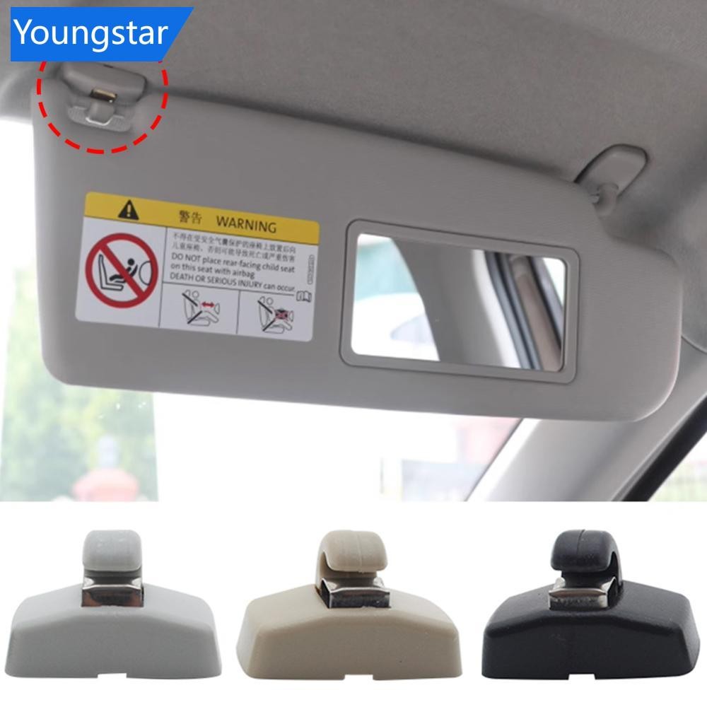 FYY 1 ชิ้นรถ Sun Visor Hook Fixing คลิปวงเล็บแขวนอุปกรณ์ตกแต่งภายในสําหรับ VW