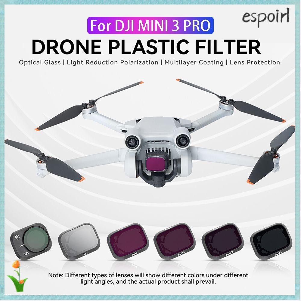 ESPOIR สําหรับ DJI Mini 3 กล้อง Drone Glass Filter สําหรับ DJI Mini 3