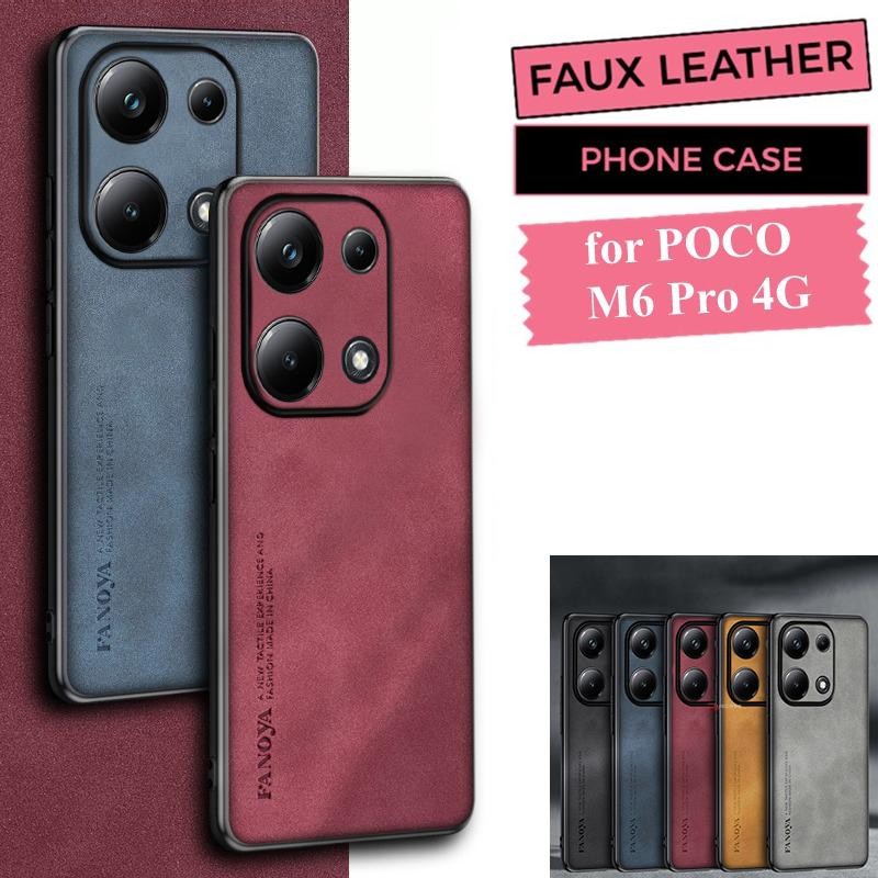 สําหรับ Xiaomi Poco M6 Pro 5G Plus POCO M6Pro M6Plus PocoM6 4G 2404APC5FG 23128PC33I 23076PC4BI หนัง
