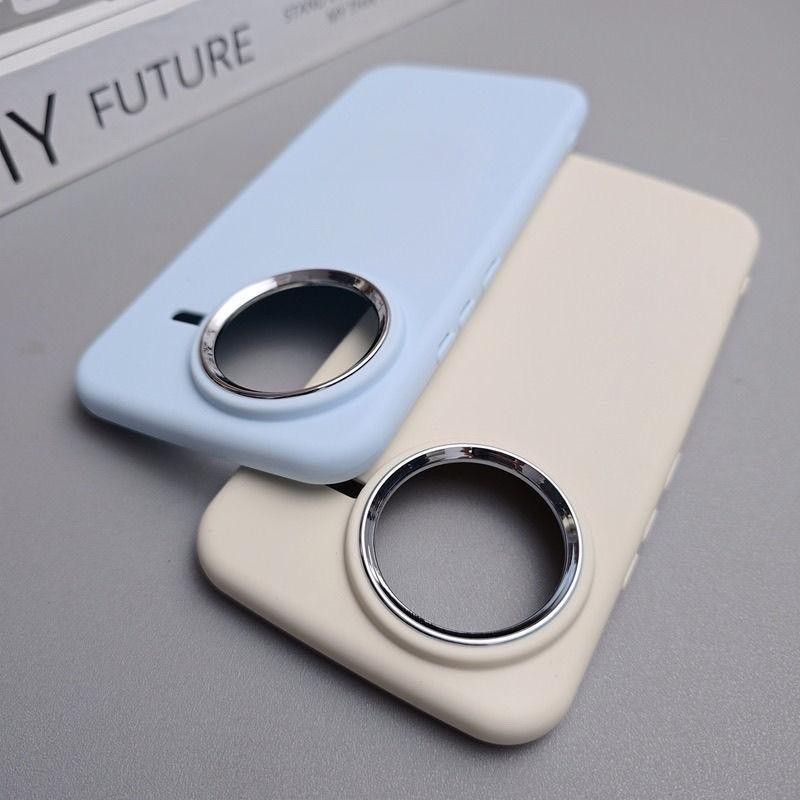 สําหรับ Xiaomi Civi 5 Pro Simple Candy สีทึบ Electroplated เลนส์กรอบโทรศัพท์ฝาหลัง