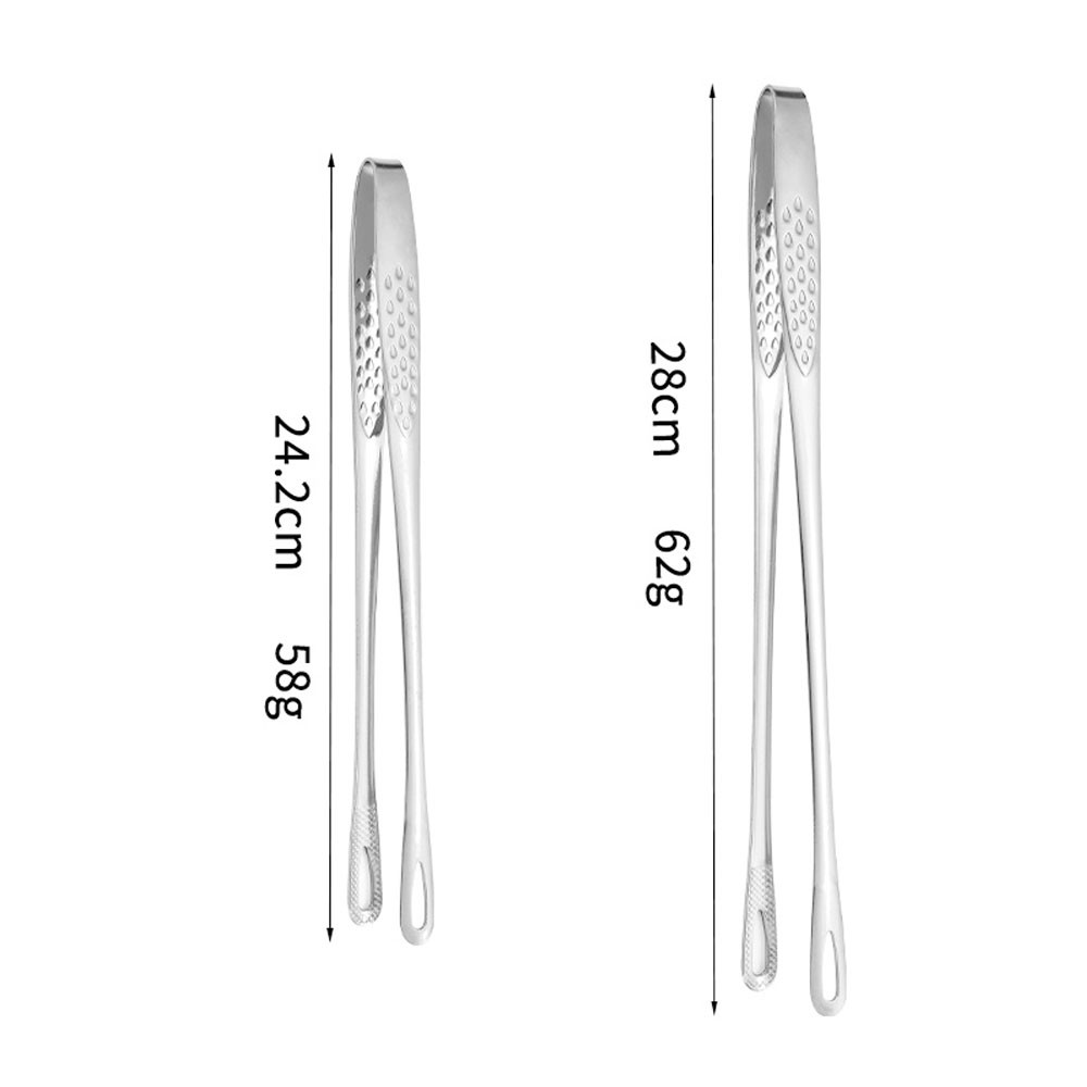 คลิปบาร์บีคิว คลิปขนมปัง 304 สแตนเลสตาข่ายหัวคลิป คลิปสเต็ก คลิปอาหารหนา คลิปบาร์บีคิว - รูปที่ 6