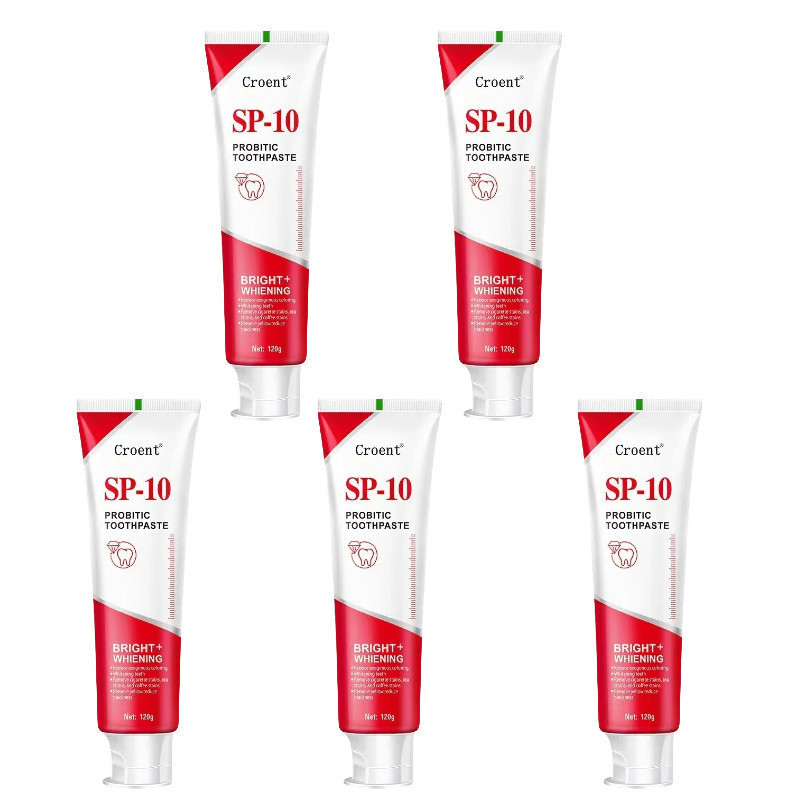 SP10 Toothpaste โปรไบโอติกสําหรับขจัดคราบและลมหายใจสดชื่น 120g