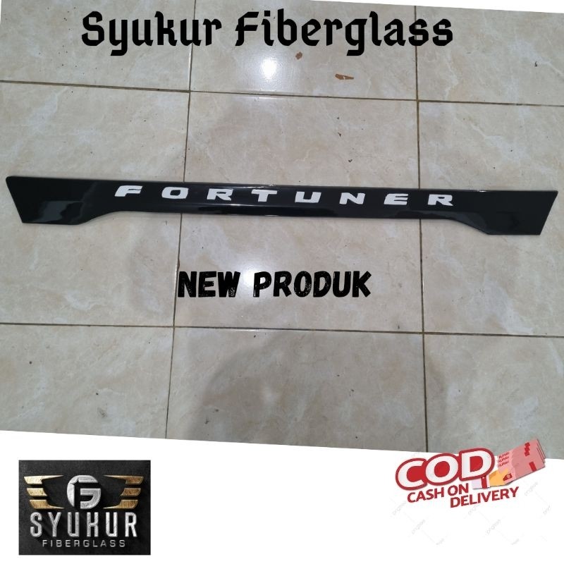 DCM Trund Lid Trunk Fortuner VNT Fortuner การเขียนด้านหลัง 2005-2015 ฝาครอบฟรีกาว