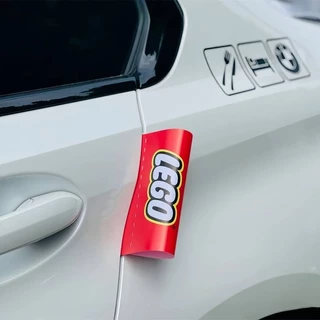 Lego Washed Label Car Body Rear Lego Sticker Personality Car Door Logo Change Decoration Bumper Stickers Creative Toys EbUD
