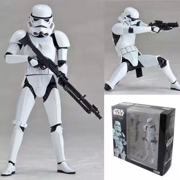 Star Wars Yamaguchi Style Clone Soldier Special Edition White Soldier Action Figure Model Boxed Figu