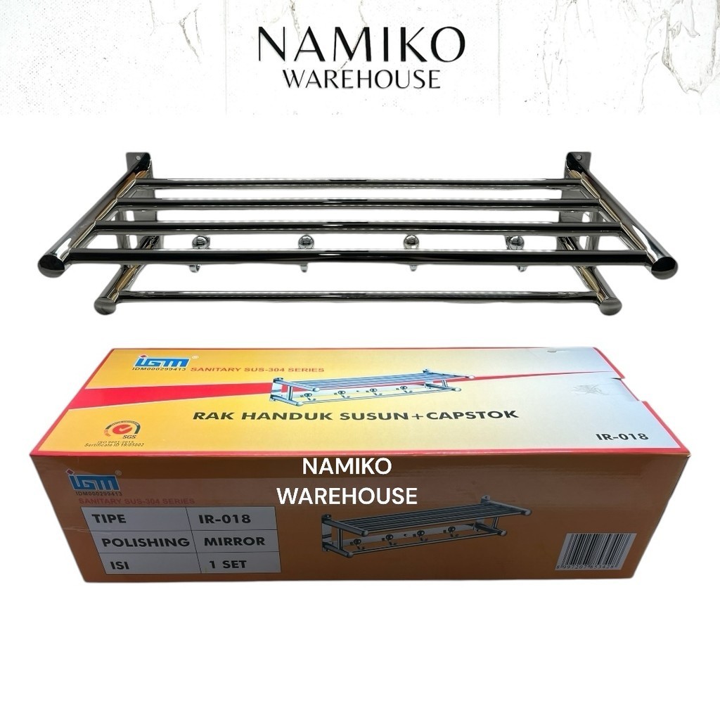 IGM capstock Stacking Towel Rack NAMIKO WAREHOUSE