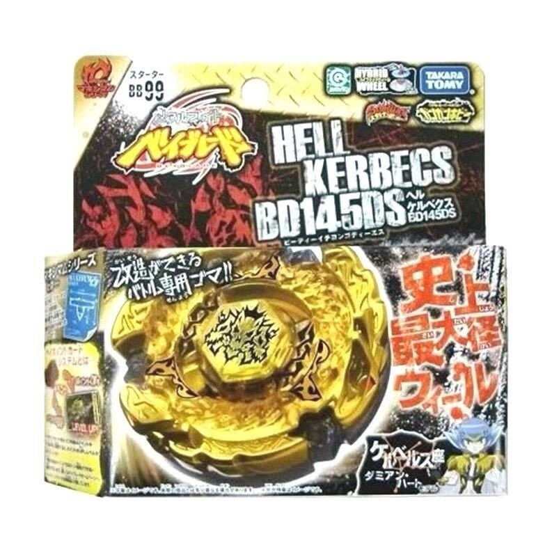 BEYBLADE JAPAN TAKARA TOMY METAL FUSION BB99 HELL HADES KERBECS BD145DS+LAUNCHER 0VIF 0AJM