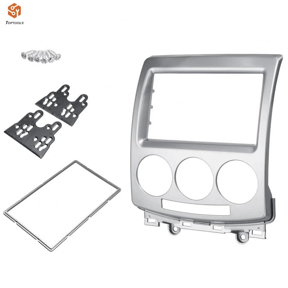 2 Din รถวิทยุ Fascia Dash Kit สําหรับ Mazda 5 สําหรับ Premacy 2006-2010 สําหรับ Ford i-max
