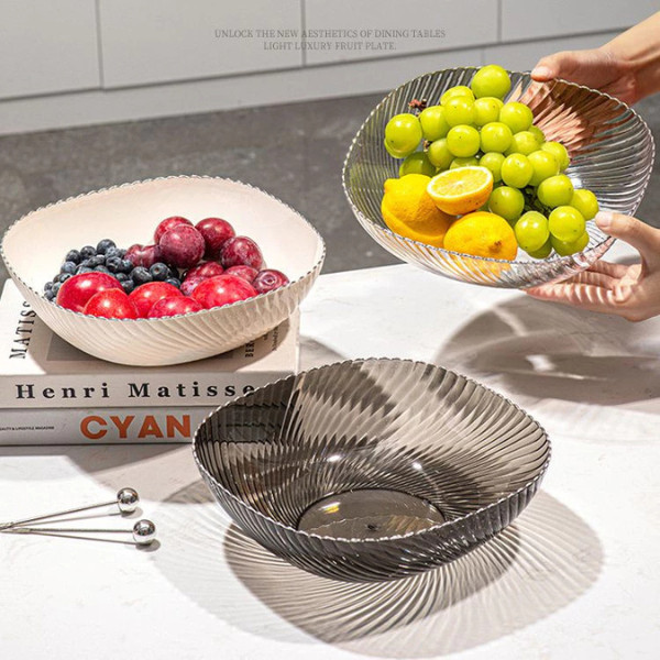 🆔888 จานผลใส่สลัด Unbreakable จานใส่ผลไม้โปร่งใส ถาดอเนกประสงค์🍉🥑🥗