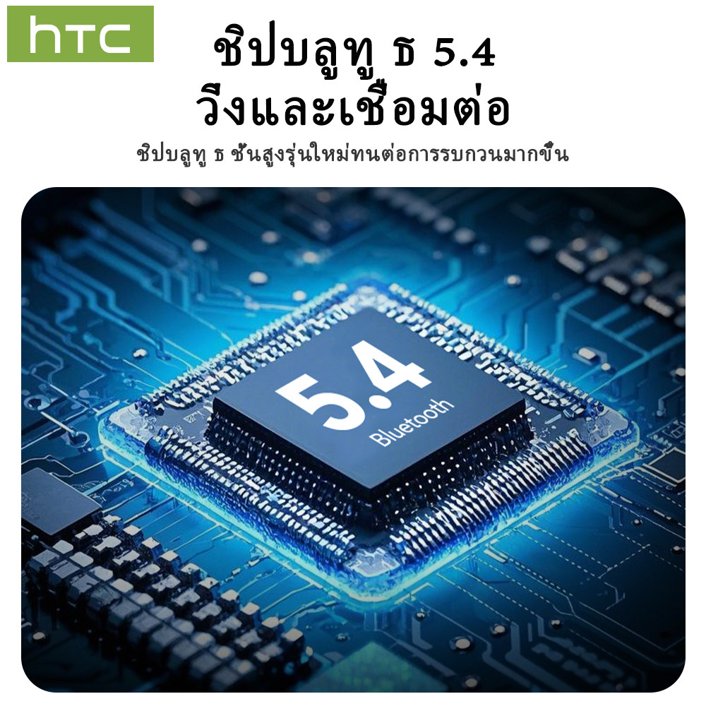 HTC NE10 RGB Quicksand Luminous Sports หูฟังบลูทูธ Bluetooth 6.0 40 ชั่วโมง อายุการใช้งานแบตเตอรี่ หูฟังไร้สาย - รูปที่ 5