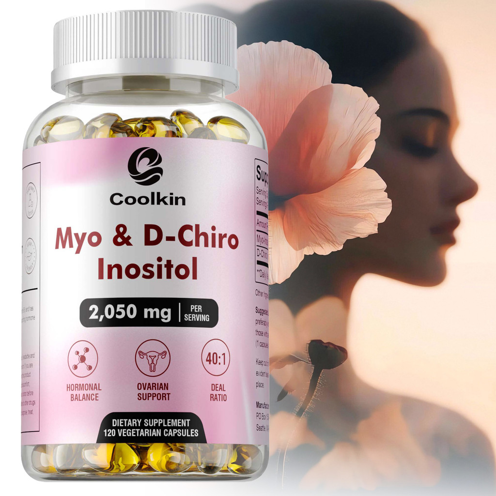MyO-c & D-Chiro Inositol Blend Capsules สมดุลฮอร์โมนและสุขภาพฟังก์ชั่นรังไข่รองรับ 60 แคปซูลแคปซูล