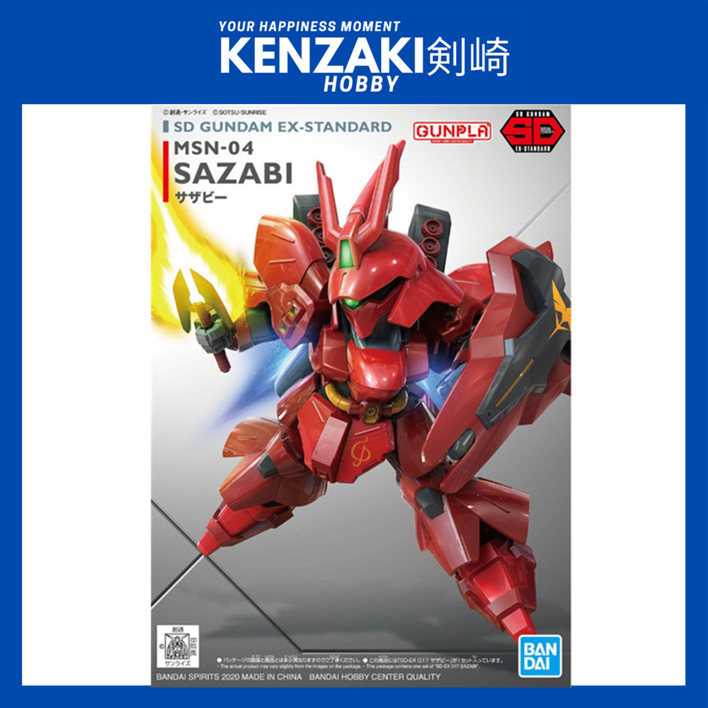 BANDAI SD SDEX SAZABI NU GUNDAM