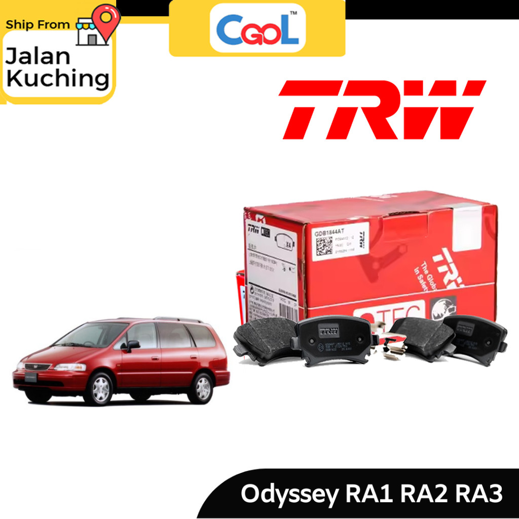 TRW Honda Odyssey RA1/RA2/RA3 ผ้าดิสเบรคหน้า & หลัง (4 ชิ้น)