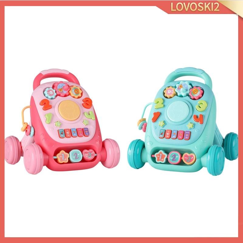 [Lovoski2] Baby Walker Push Toy Gift Learning to Stand Walk ศูนย์กิจกรรมแบบโต้ตอบ