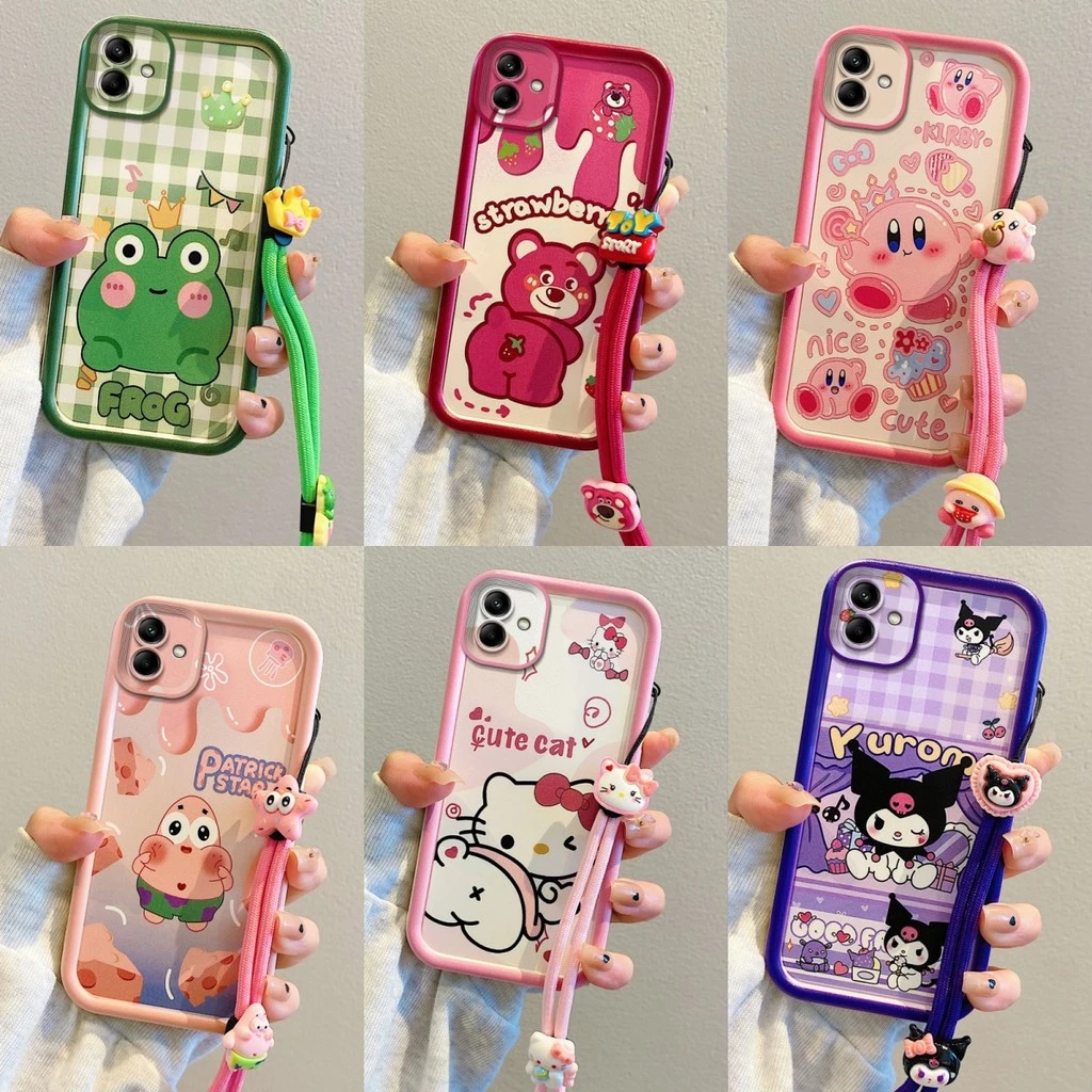 เคส Samsung A07 A06 A05 A04 เคสโทรศัพท์ซิลิโคนอ่อนนุ่มลายการ์ตูนที่เรียบง่ายและน่ารัก YX
