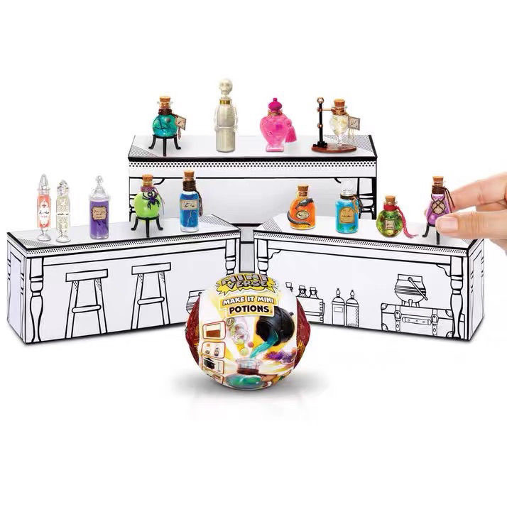 MGA Miniverse Make It Mini Potions Harry Potter Party Pack มินิของสะสมกล่องตาบอด Magical DIY ของเล่น