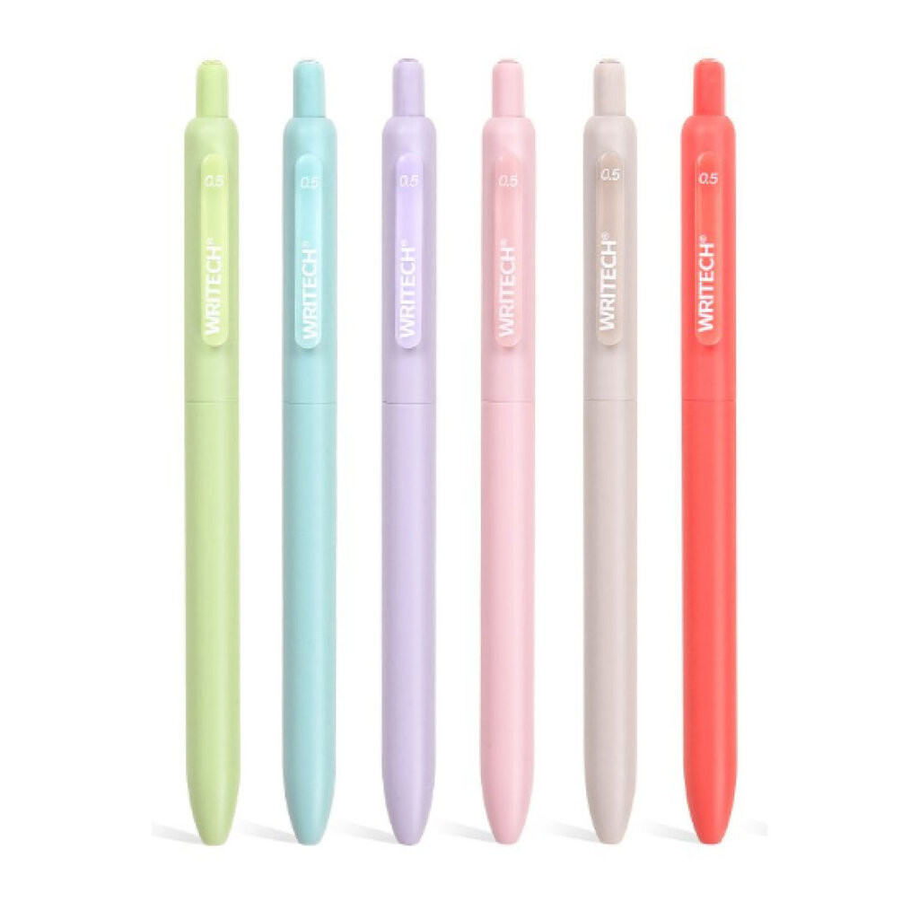 ปากกาเจล WRITECH รุ่น W-0161 หัว 0.5 มม. ด้ามสีพาสเทล