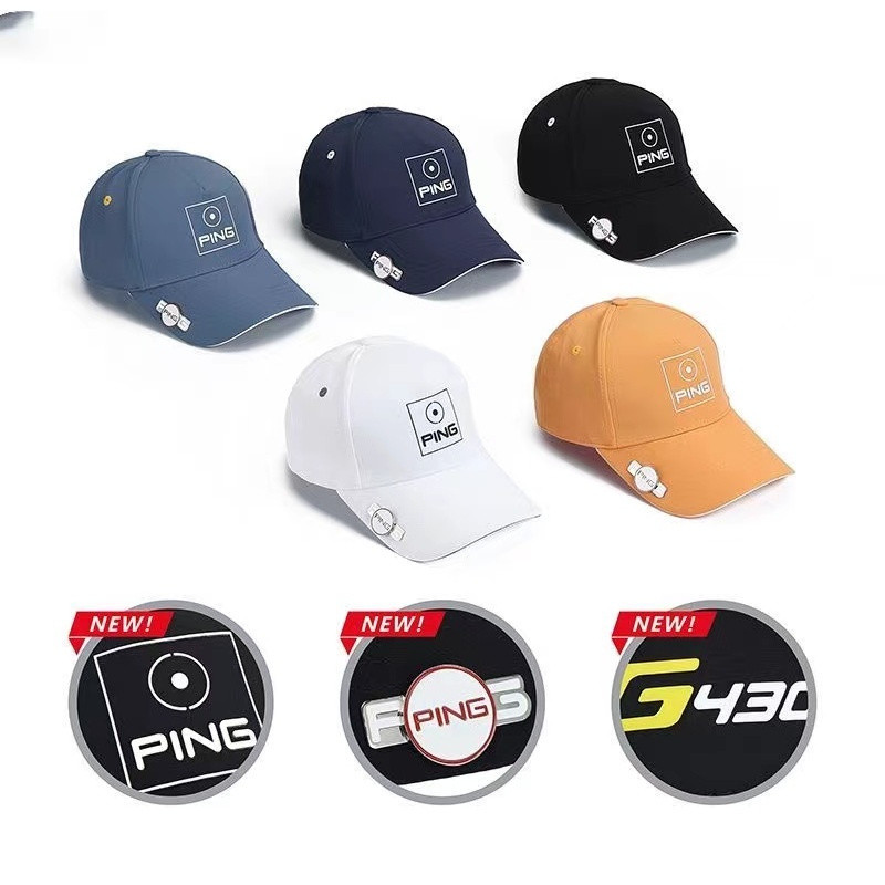 ใหม่ ปิง หมวกกอล์ฟกีฬากันแดดสําหรับผู้ชายและผู้หญิง 2024 202424 S4RV