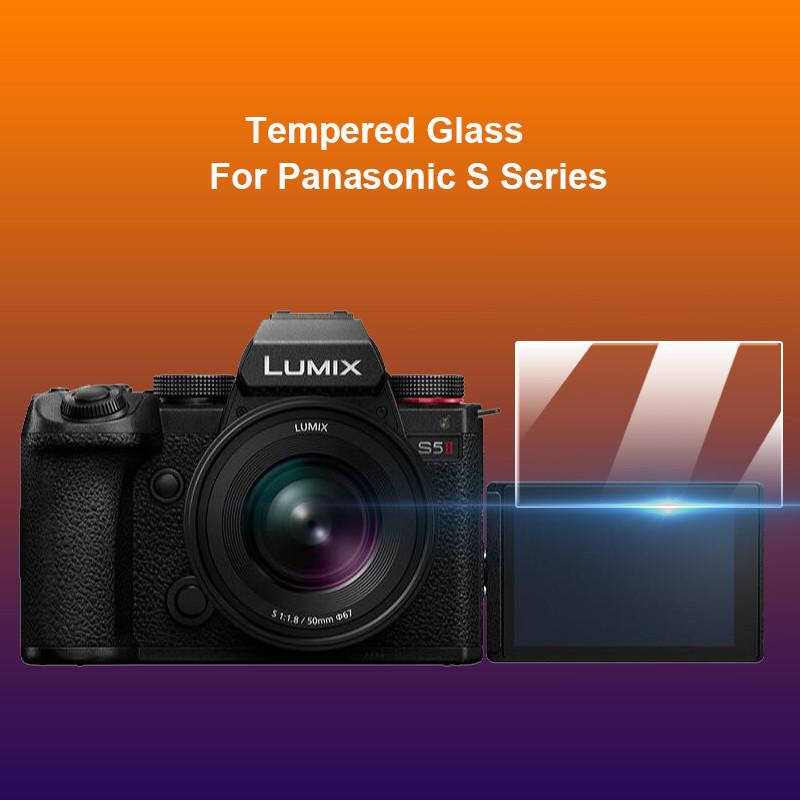 สําหรับ Panasonic Lumix S9 S5M2X Lumix S5 DC-S5GK-K กล้องกระจกนิรภัย 9H 2.5D หน้าจอ LCD ป้องกันการระเบิด Toughened ฟิล์ม Guard
