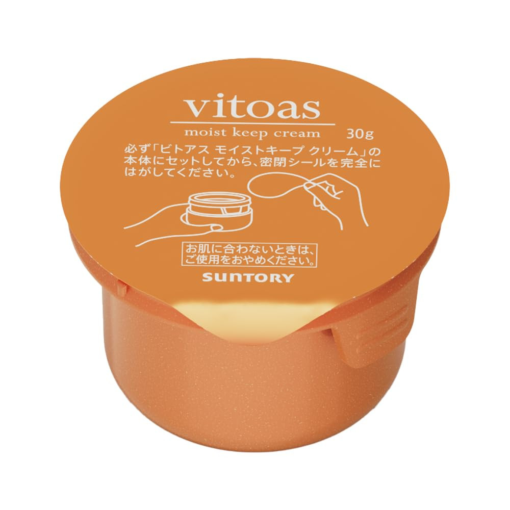 สินค้าแท้ ★ ได้รับความนิยมอย่างมากvitoas (ビトアス) ครีมเก็บความชุ่มชื้น 30g｜ SUNTORYราคาพิเศษ! สินค้ามี