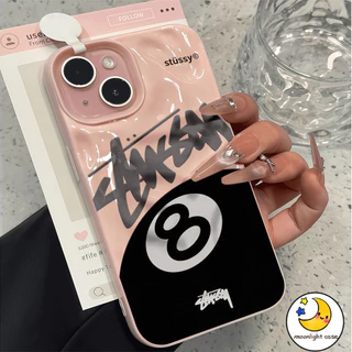 ❤GOOD❤ เคสเหมือนอุกกาบาต บิลเลียด หมายเลข 8 บอล เย็น ปิงปอง สําหรับIPhone16 15 14 13 12 11 7 8 plus Pro Promax X XR XS