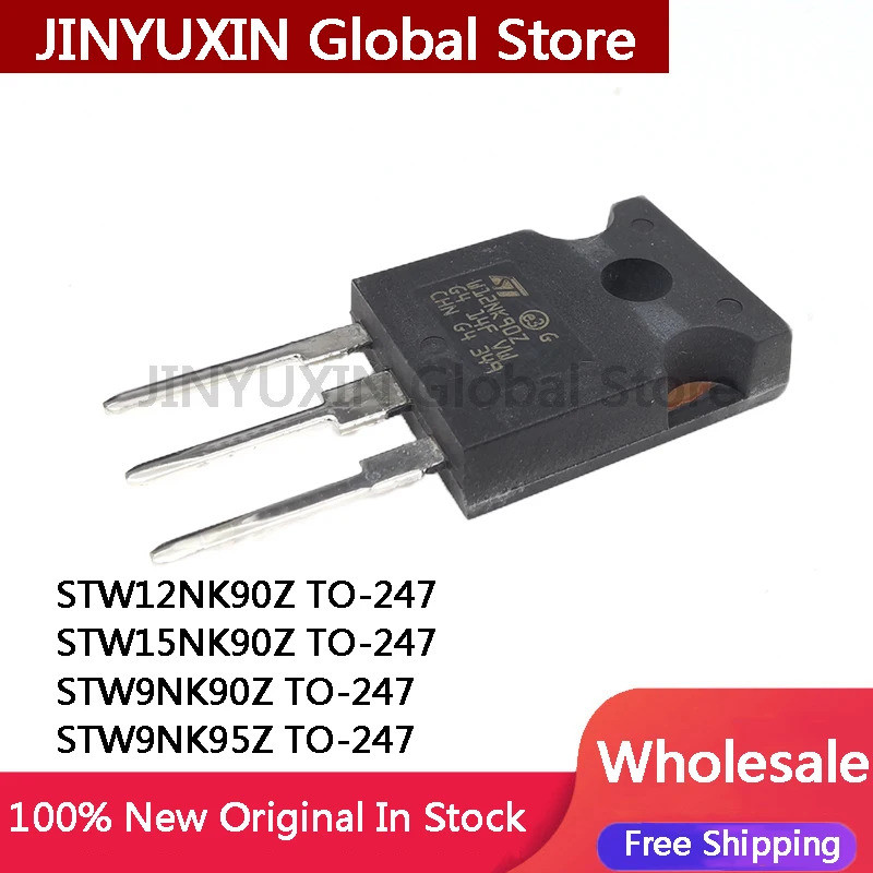 1-5PCS STW12NK90Z STW15NK90Z STW9NK90Z STW9NK95Z W12NK90Z W15NK90Z W9NK90Z W9NK95Z TO-247 Field-effe