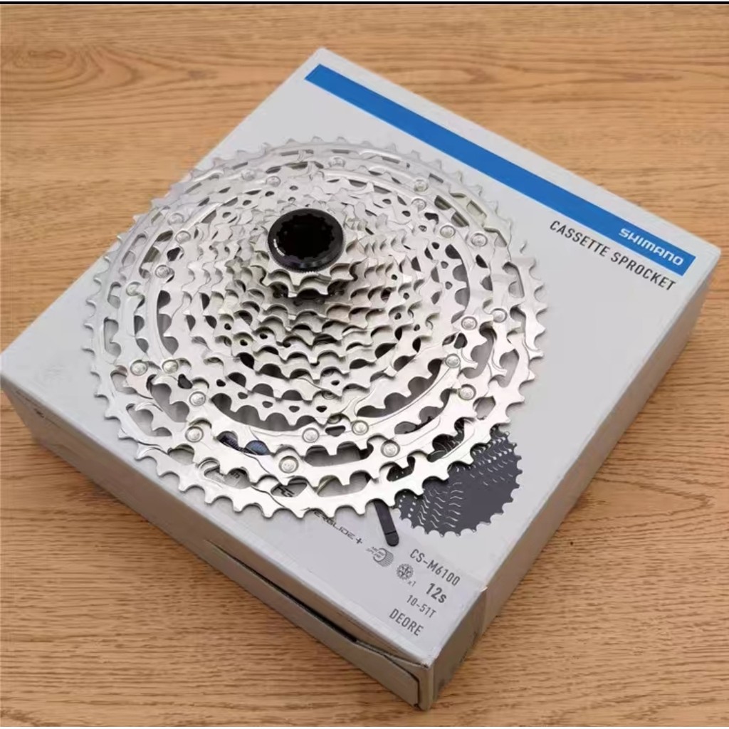 SHIMANO DEORE CS M6100/M7100/M8100/M9101 สำหรับจักรยานเสือภูเขา 10-51T ระบบ 1x11 และ 2x11 พร้อมความเ