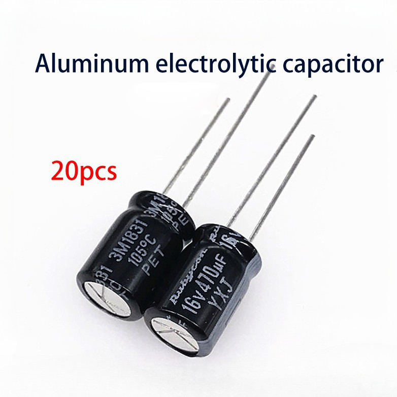20pcs 10*13 อลูมิเนียม Electrolytic Capacitor 6.8UF 10UF 15UF 400V Electrolytic Capacitor assortment