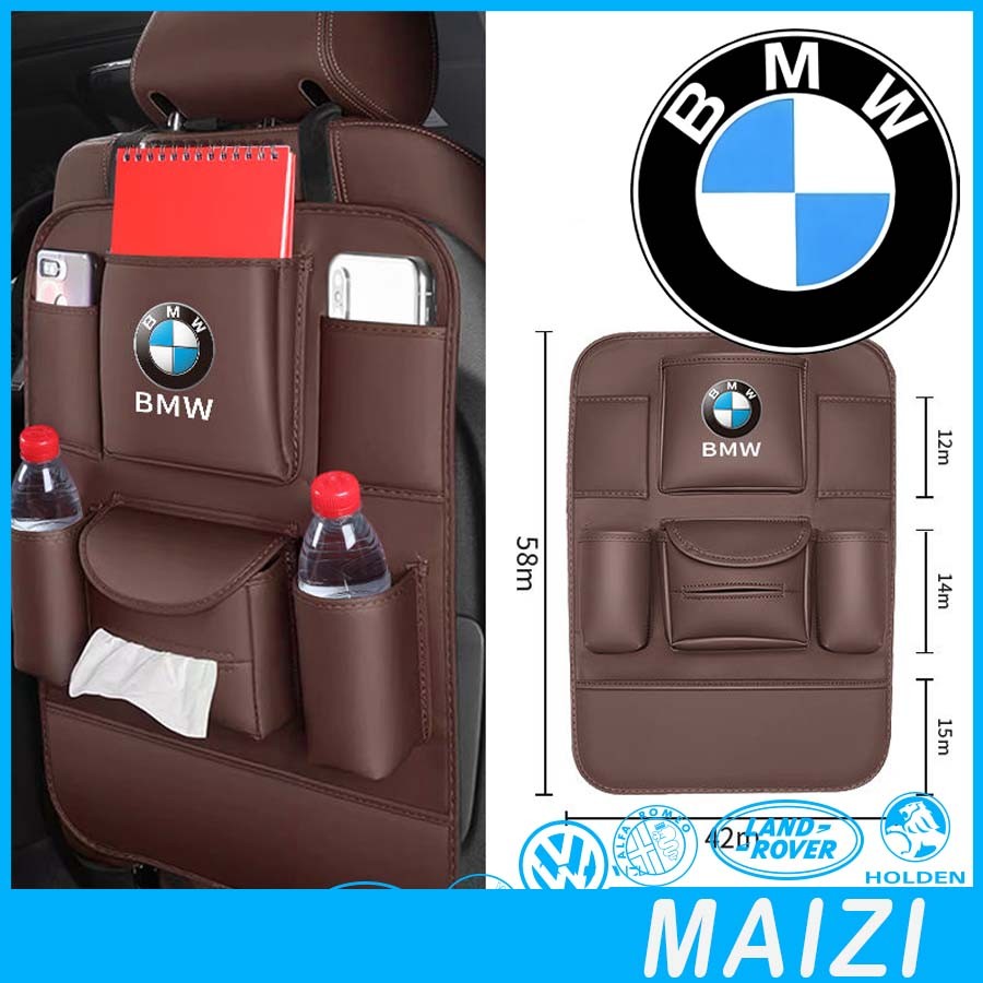 [READY] BMW F30 Car Seat Back Storage Bag Anti-Kick Pad BMW E46 Body Kit ของแต่งรถ BMW G20 F10 E90 E