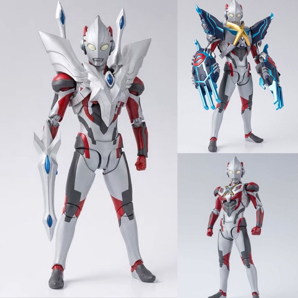 Aix Ultraman หล่อของสะสมทํามือเครื่องประดับเดสก์ท็อปประณีตเงาของเล่นเด็กของขวัญกล่องปริศนา