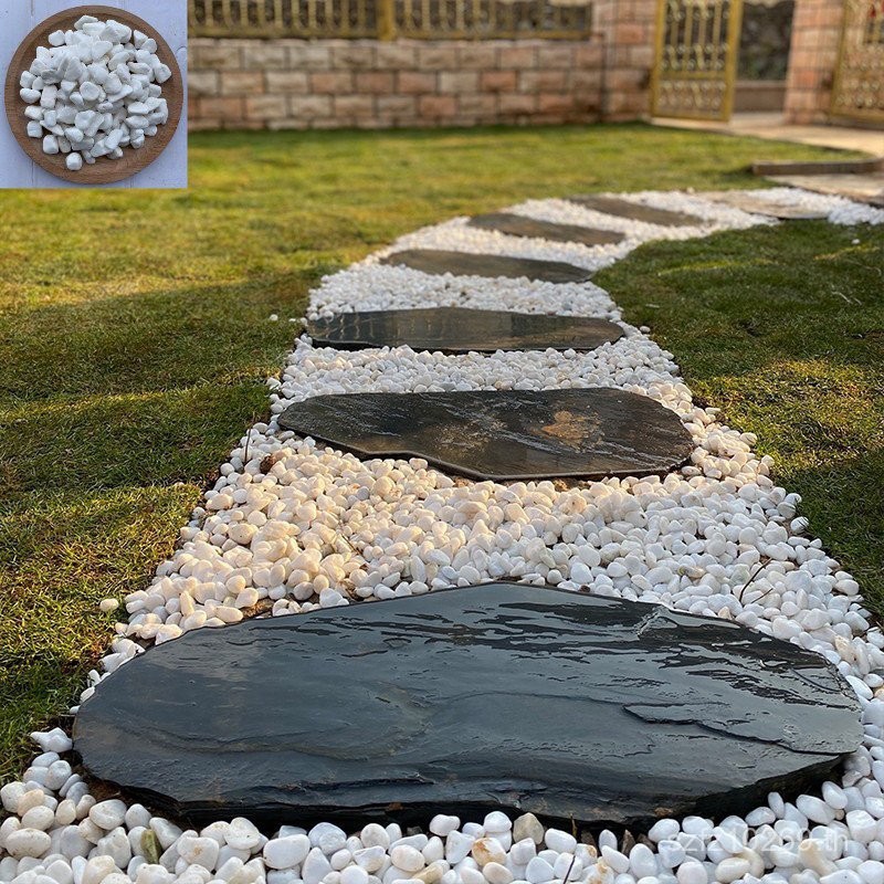 ธรรมชาติ Lapis Lazuli BOARD Courtyard Anti-slip Step Stone Garden Pedal Stone สวนกลางแจ้ง Linpingtin